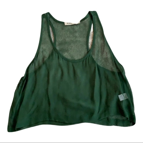 Sam & Lavi Tops - Sam & Lavi green tank top